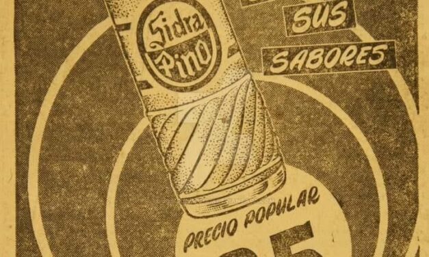 Publicidad de la Sidra Pino en 1950