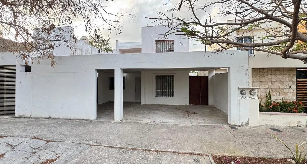 Casa en renta en Las Américas, Mérida, Yucatán, sobre avenida principal