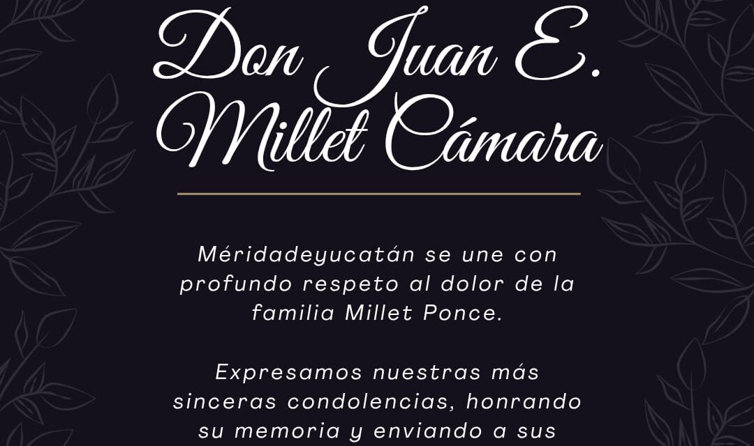 En Memoria de Don Juan E. Millet Cámara