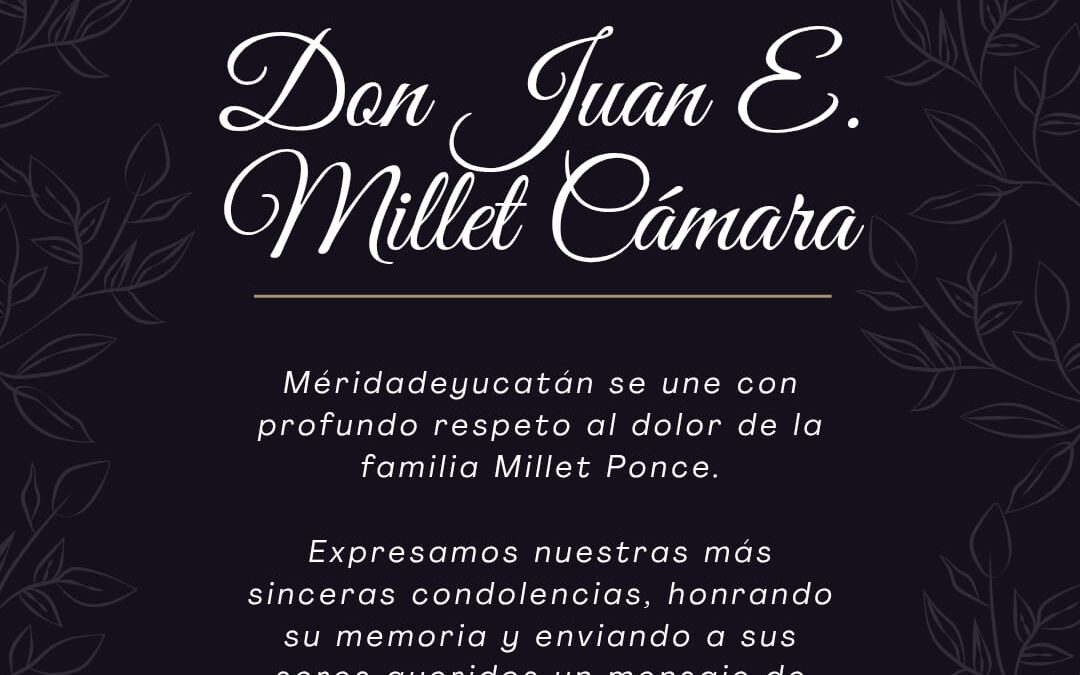 En Memoria de Don Juan E. Millet Cámara